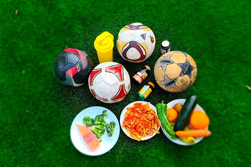 nutrición deportiva en niños futbolistas