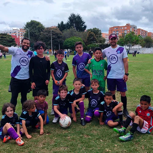 Escuela de fútbol en Bogotá